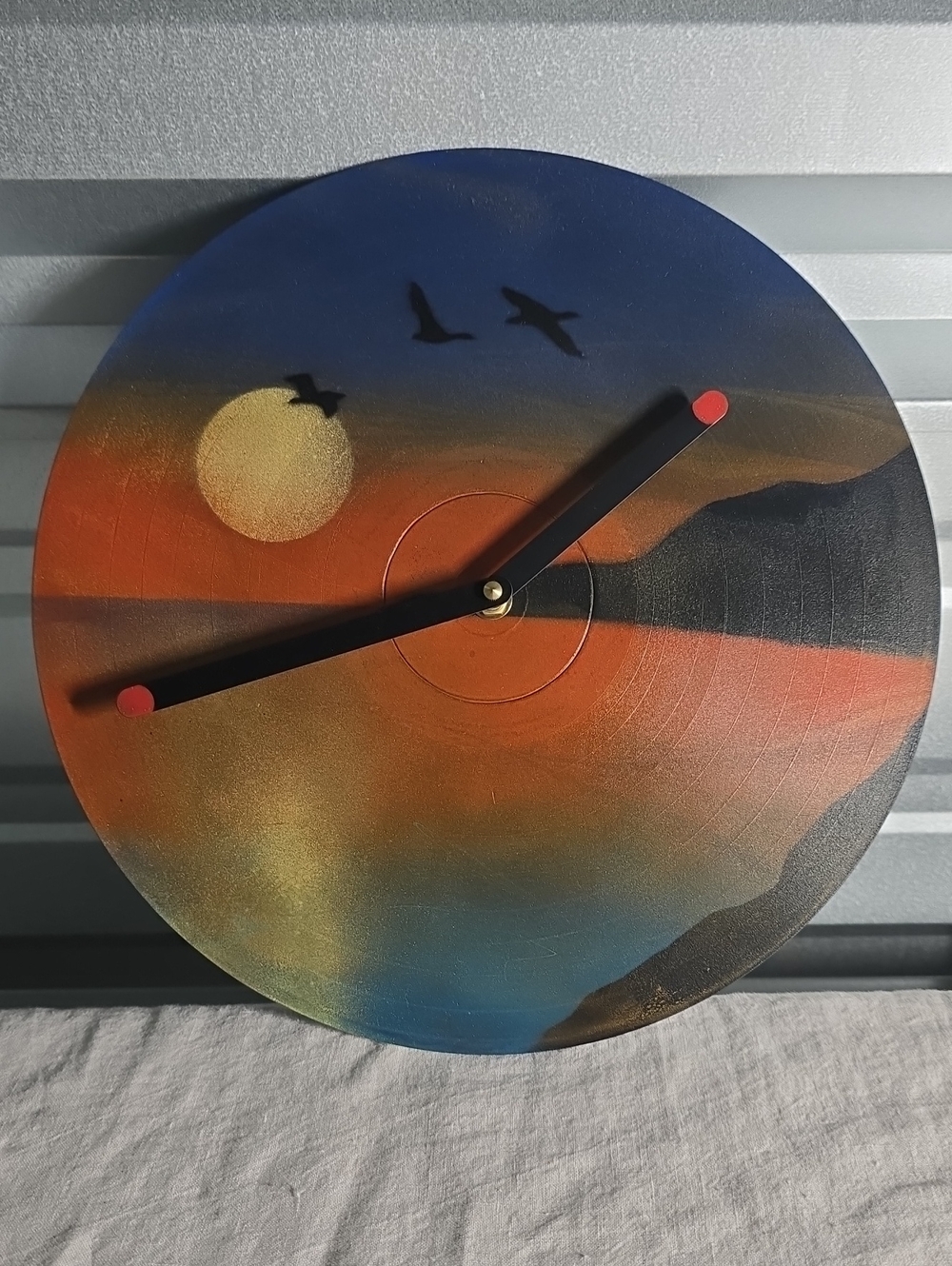 Sunset Seascape Wall Clock - Multi-Color